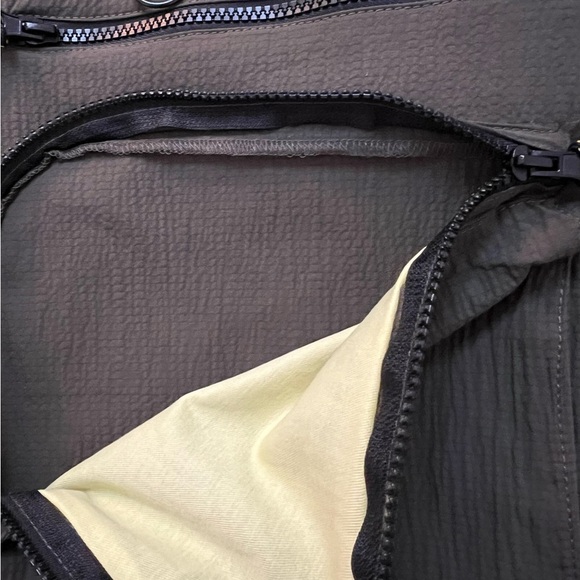 New Zara Olive Green Utility Vest Size Small - Picture 3 of 7